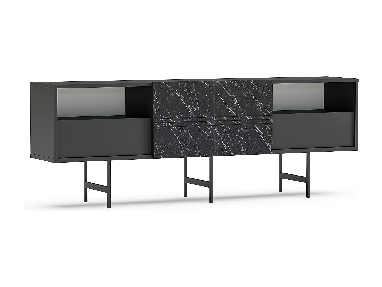 Decorotika Derin Sideboard 180 cm Wide with Cabinets