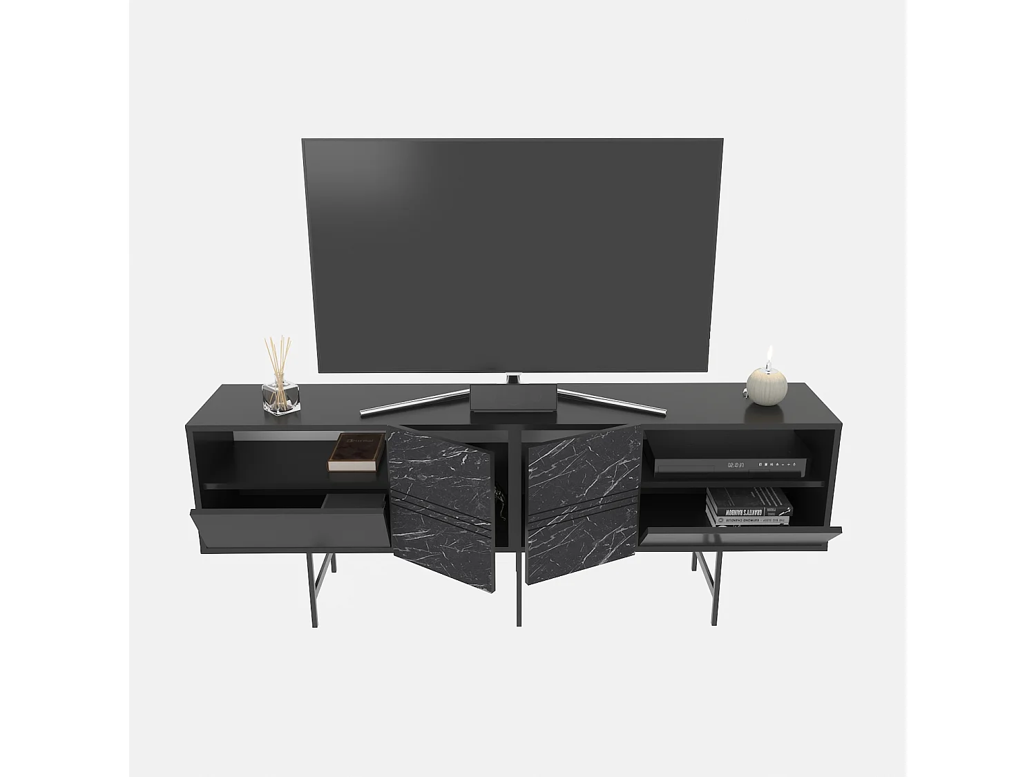 Decorotika Derin Sideboard 180 cm Wide with Cabinets