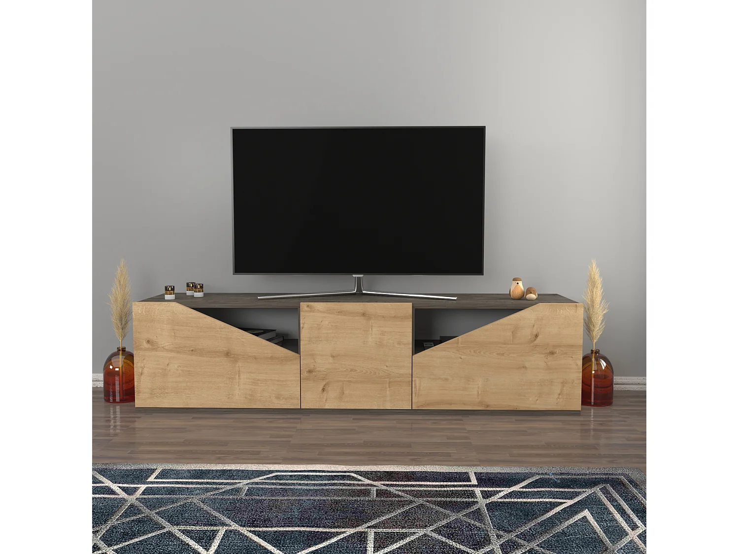Decorotika Carson  TV Unit for TV's up to 72 inch