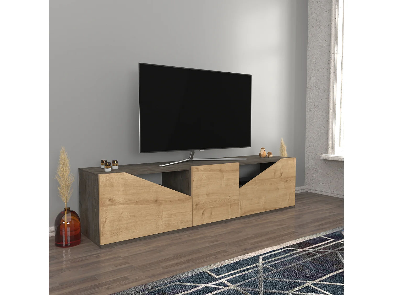 Decorotika Carson  TV Unit for TV's up to 72 inch