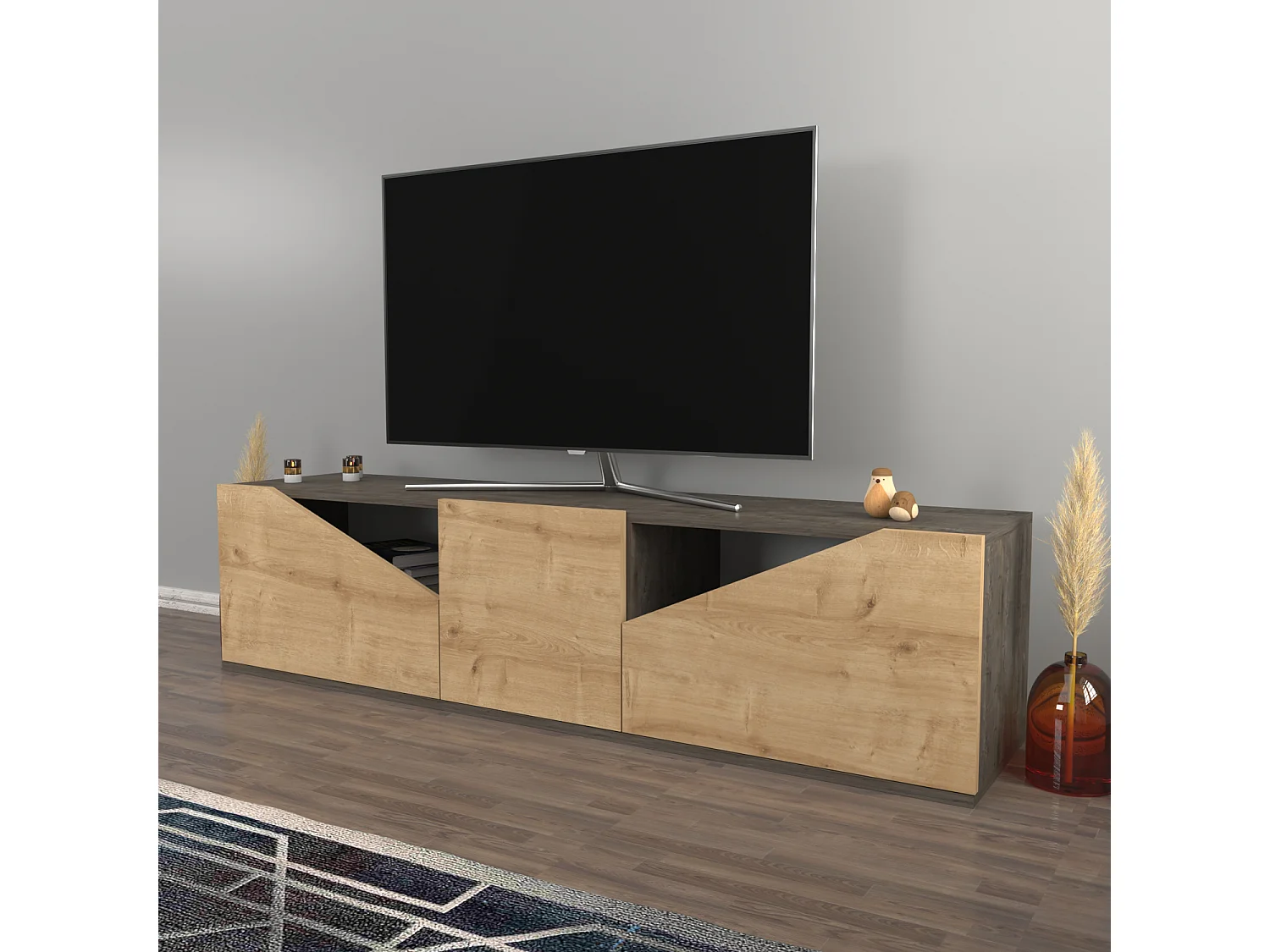 Decorotika Carson  TV Unit for TV's up to 72 inch