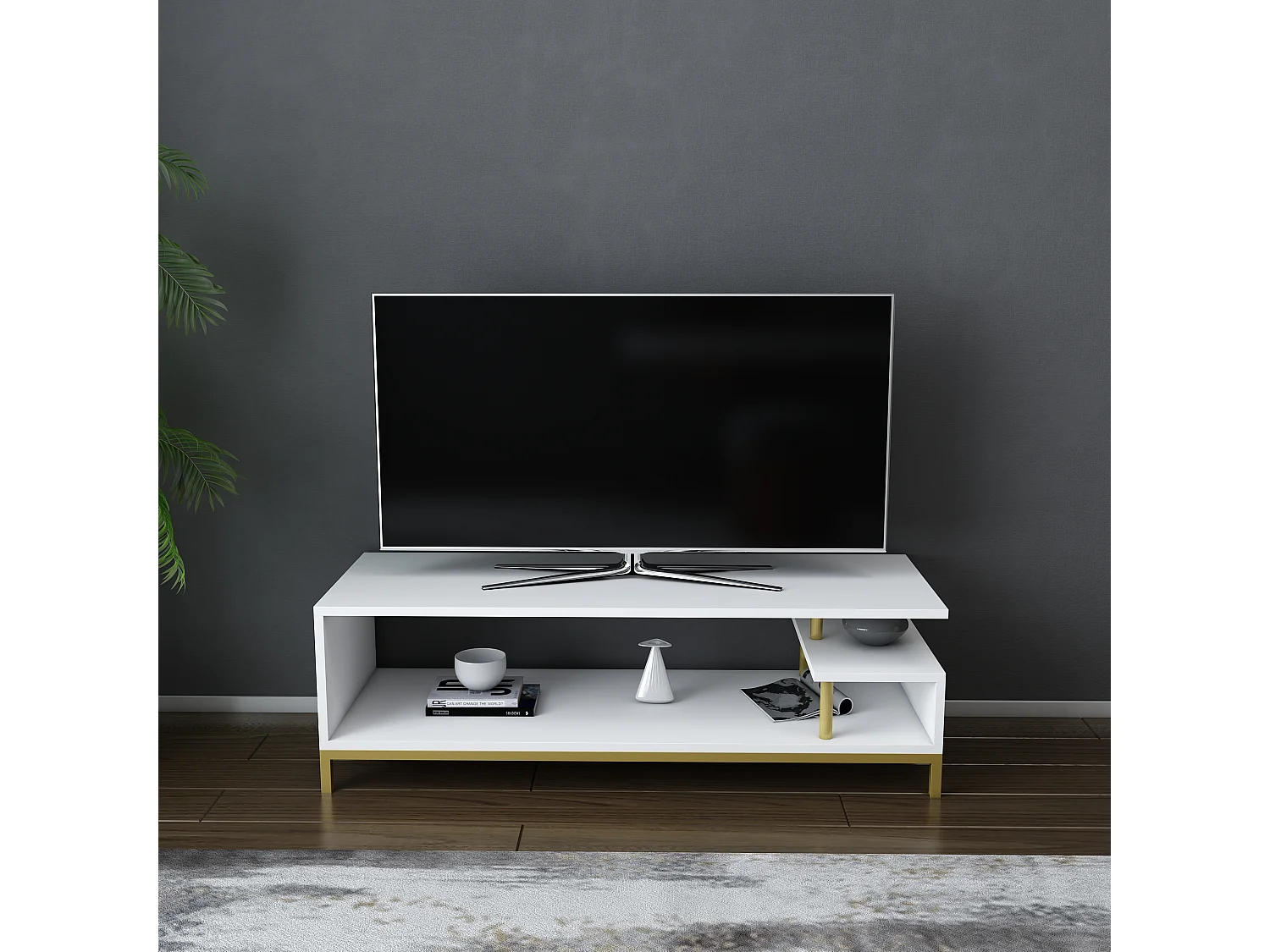 Decorotika Reilly  TV Unit for TV's up to 55 inch