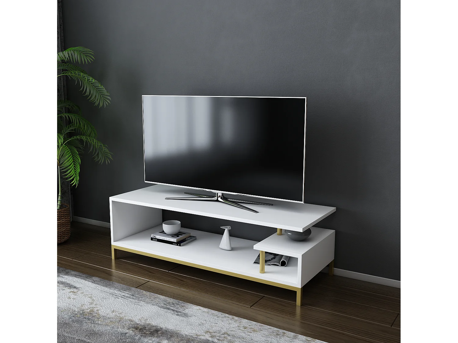 Decorotika Reilly  TV Unit for TV's up to 55 inch