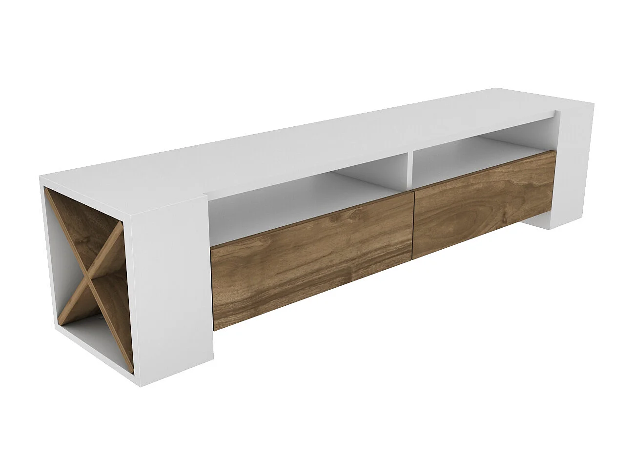 Decorotika Sosruko 155 cm Modern TV Stand for TVs up to 70 inches
