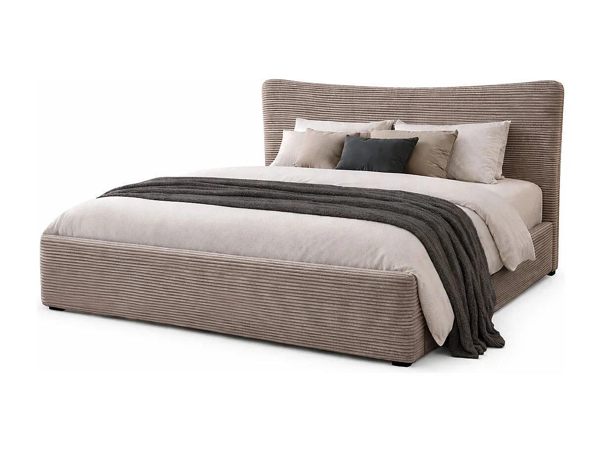 Cama de Casal Dance, Estrado Elevatório (Cinza)(200×180 cm)