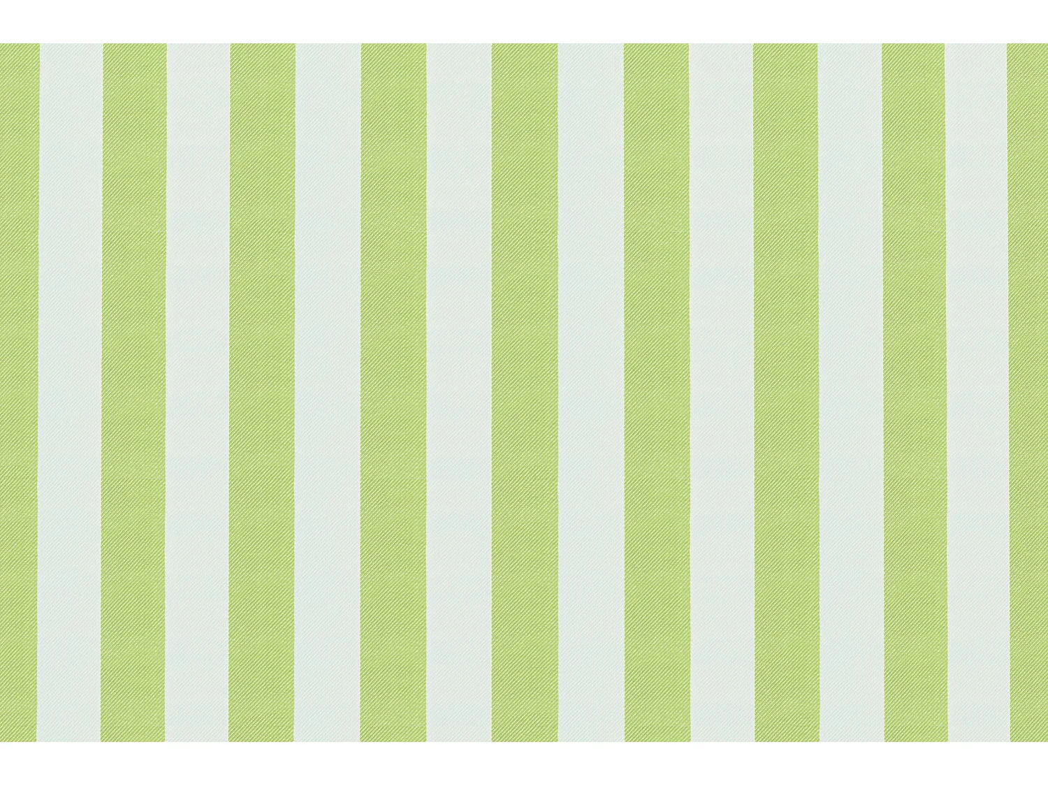 Fauteuil modulable - Tissu extérieur à rayures, blanc et vert anis