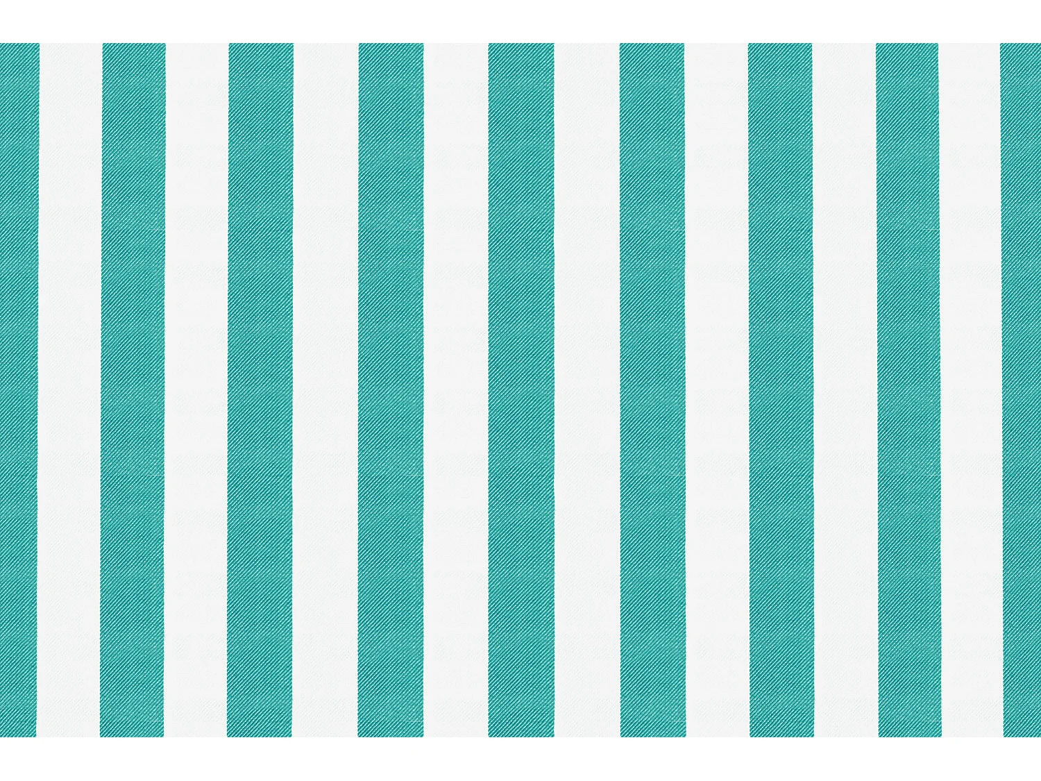 Pouf modulable - Tissu extérieur à rayures, blanc et bleu turquoise