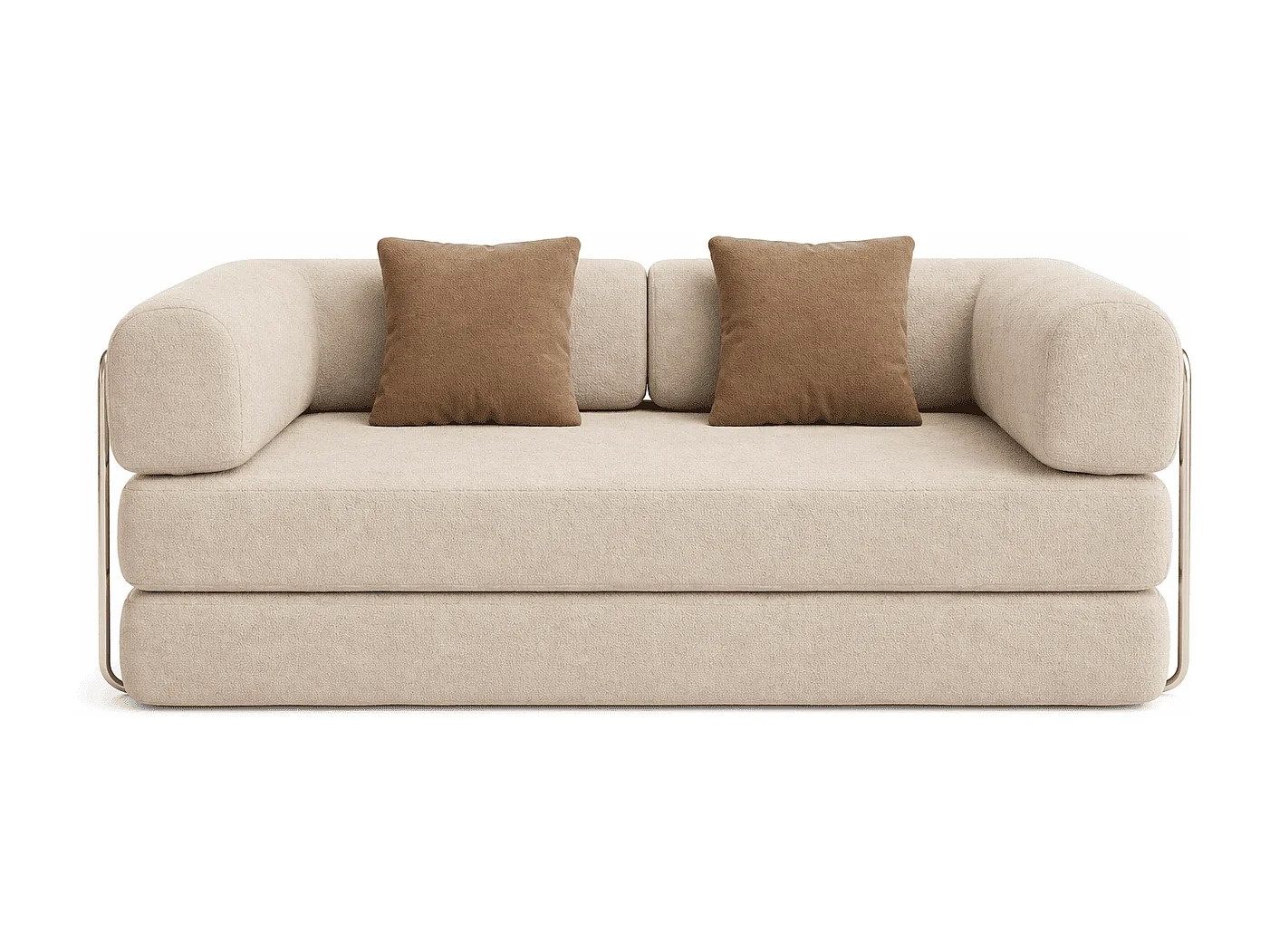 Coco Living Canapé Kaia Convertible - sable/marron