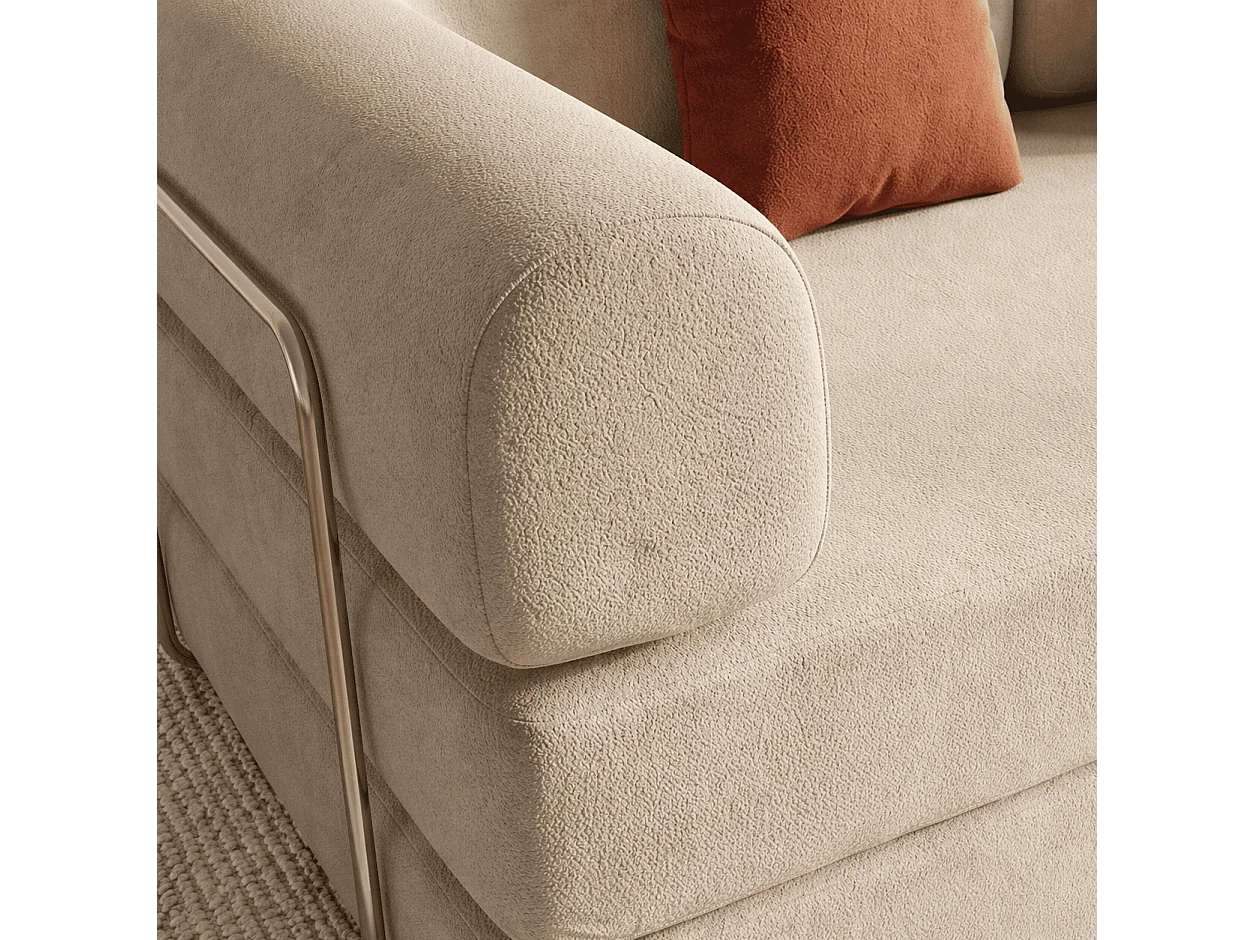 Coco Living Canapé Kaia Convertible - sable/marron