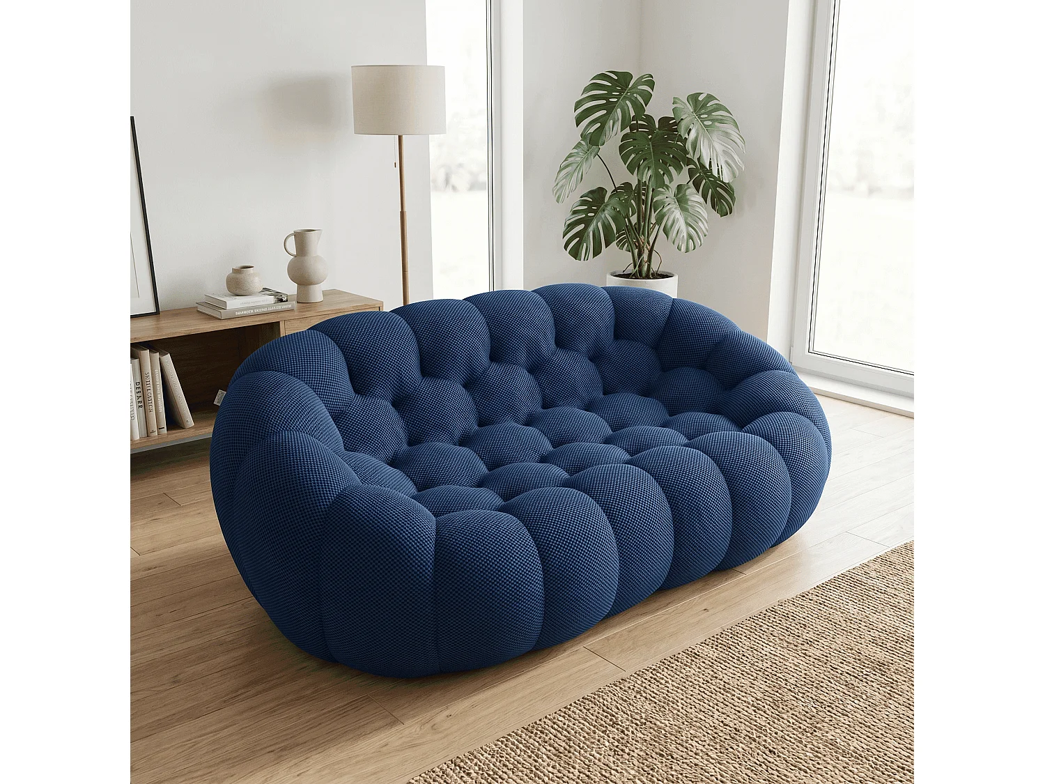 Coco Living Canapé Cocoon Double 2 places - bleu minuit