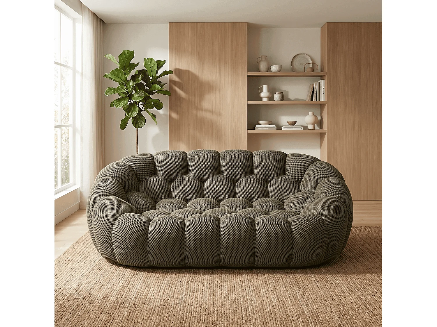 Coco Living Canapé Cocoon Double 2 places - taupe