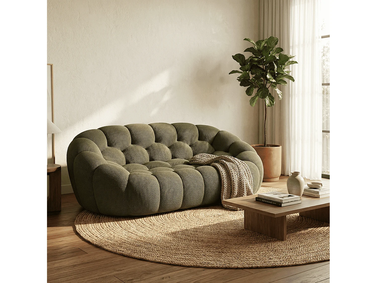 Coco Living Canapé Cocoon Double 2 places - taupe