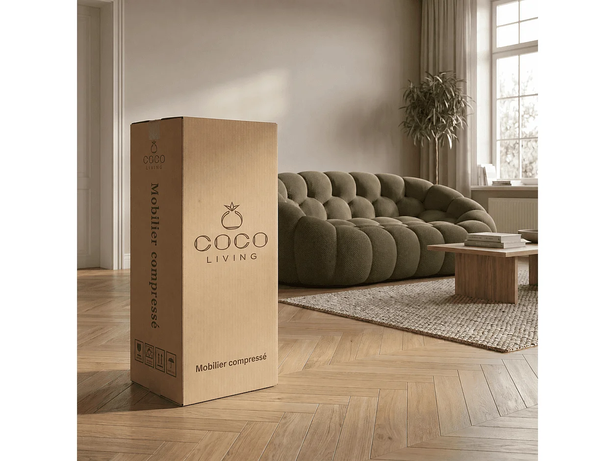 Coco Living Canapé Cocoon Double 2 places - taupe