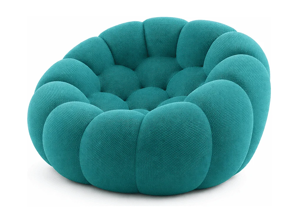 Coco Living Fauteuil Cocoon 1 place - bleu caraïbe
