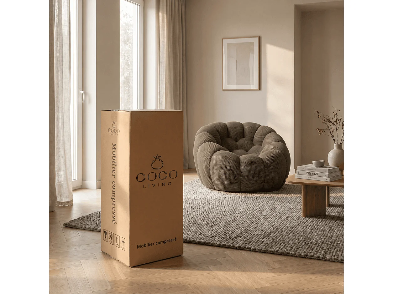Coco Living Fauteuil Cocoon 1 place - gris taupe