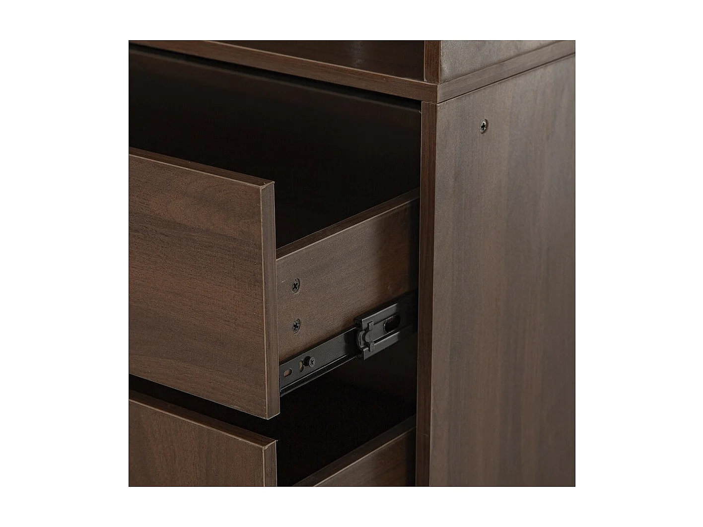 Modulares Ankleideset "Opéra" - 3 Elemente - Braun