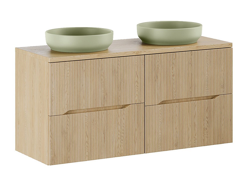 Meuble double vasque 120cm Isaline Bois