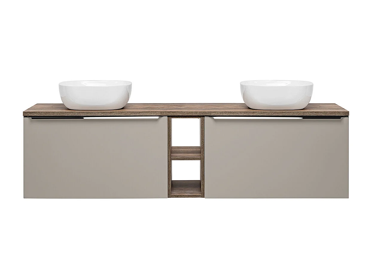 Mobile bagno doppio lavabo Éros talpa 180cm
