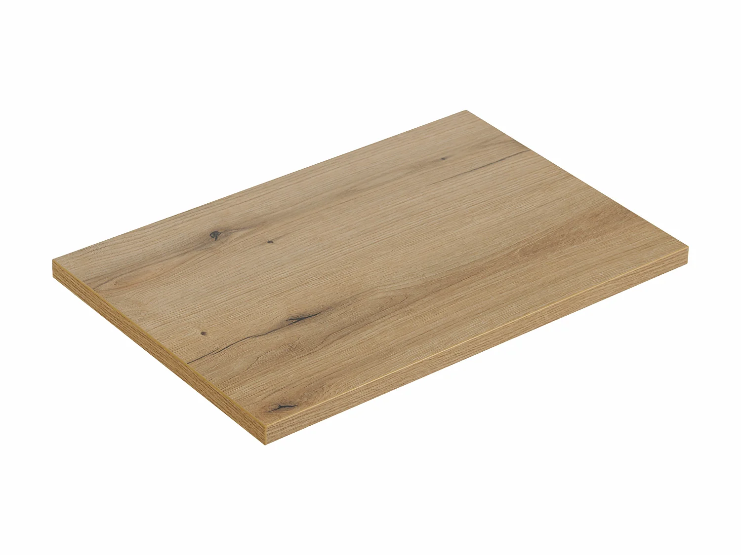Ensemble de meubles Nova Cashmere 80 cm avec plan de toilette et vasque à poser, façades rainurées