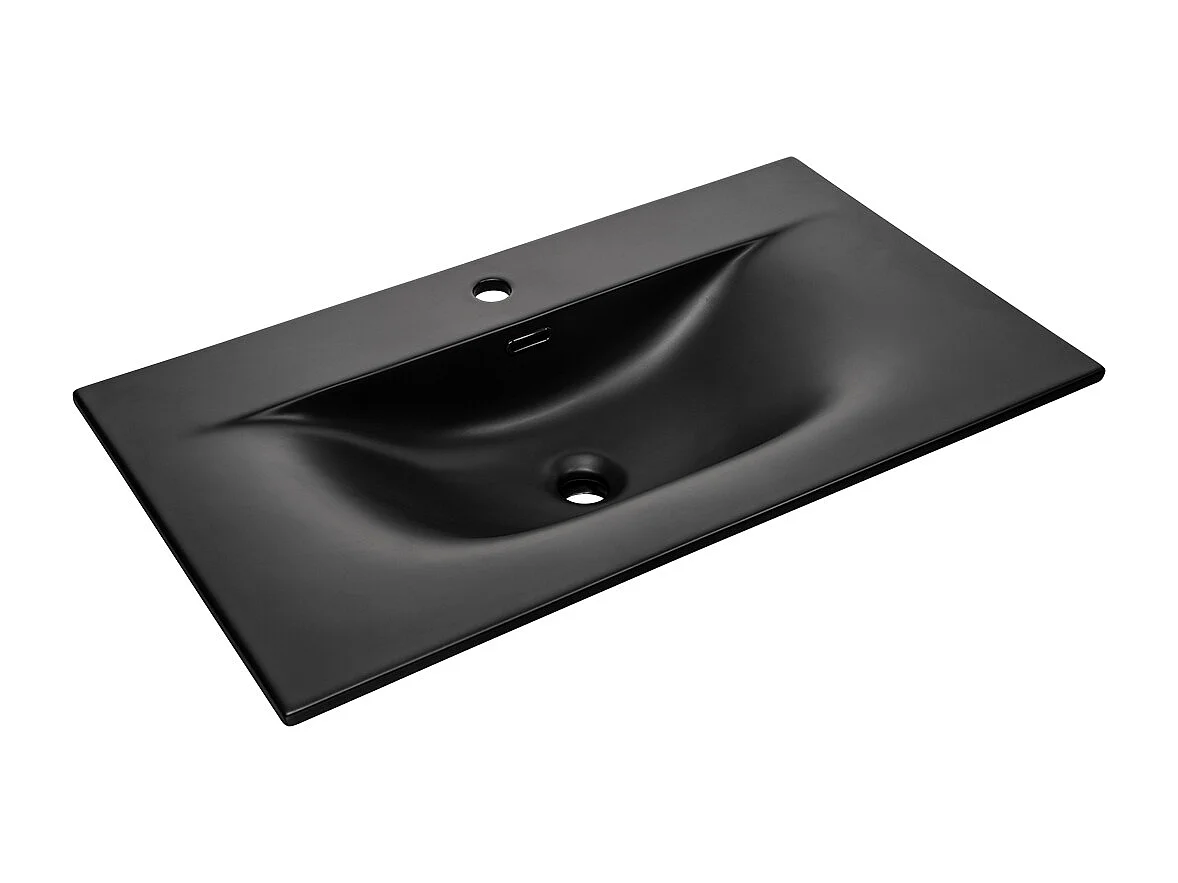 Mobile bagno con lavabo Elias marrone 80cm