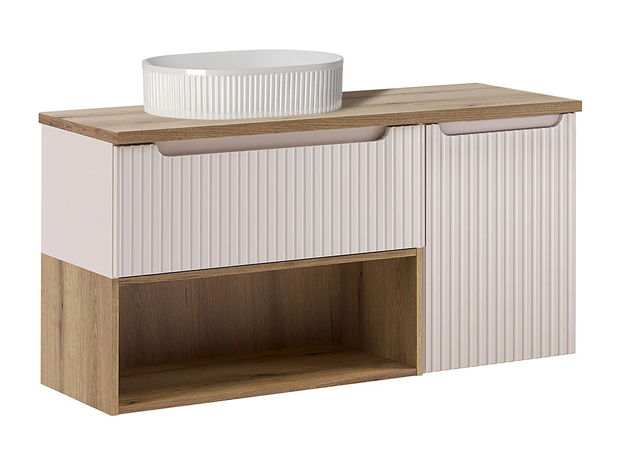 Mobile bagno con lavabo Riva cashmere 120cm