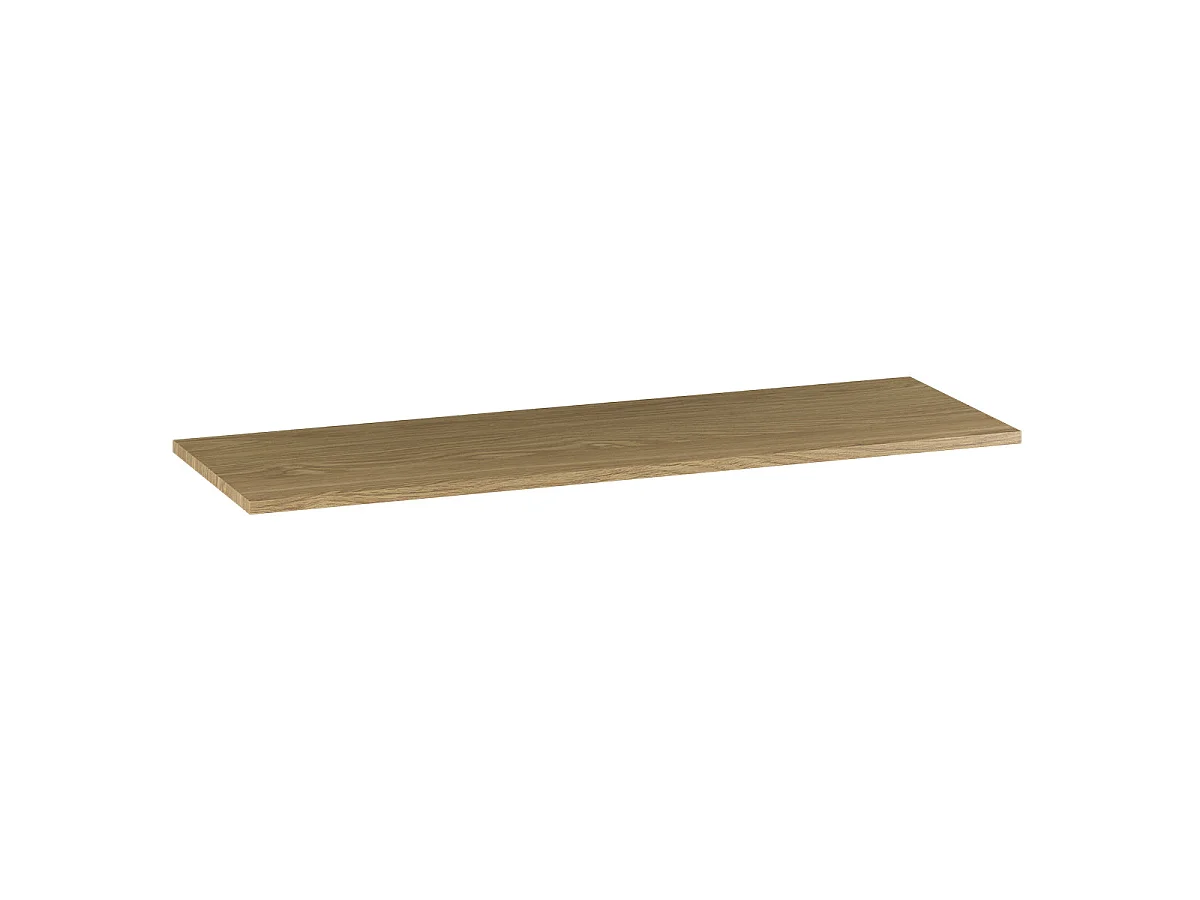 Double washbasin unit 140cm 2 niches Astrid Cashmere and wood