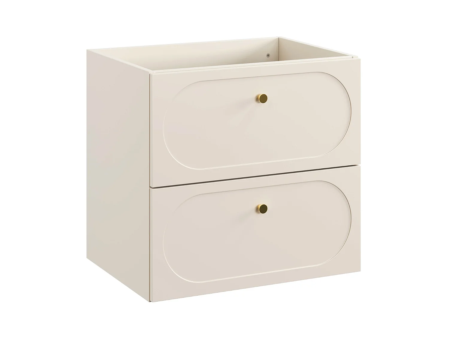 Waschbeckenunterschrank 60cm Sanae Sandbeige
