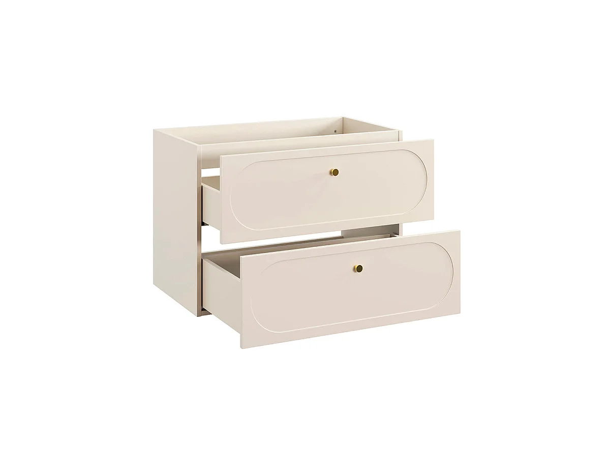 Mobile lavabo singolo 80cm Sanae Sand beige