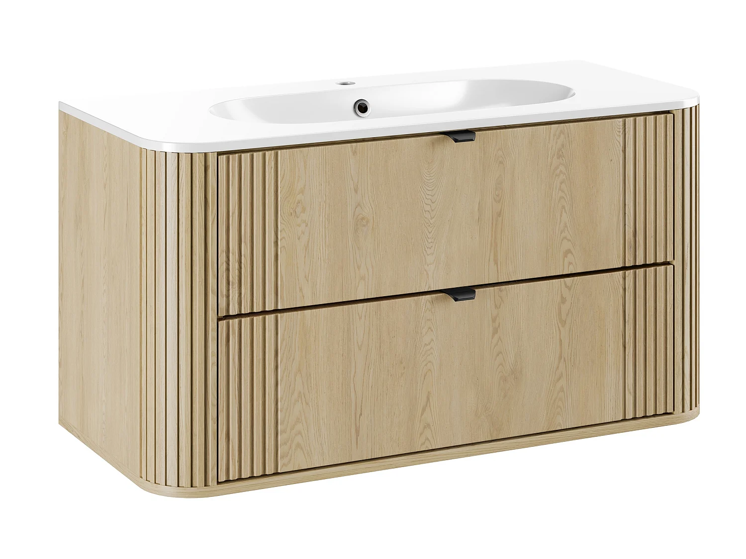 Ensemble de meubles Ovalia Cremona 100cm avec lavabo Pure
