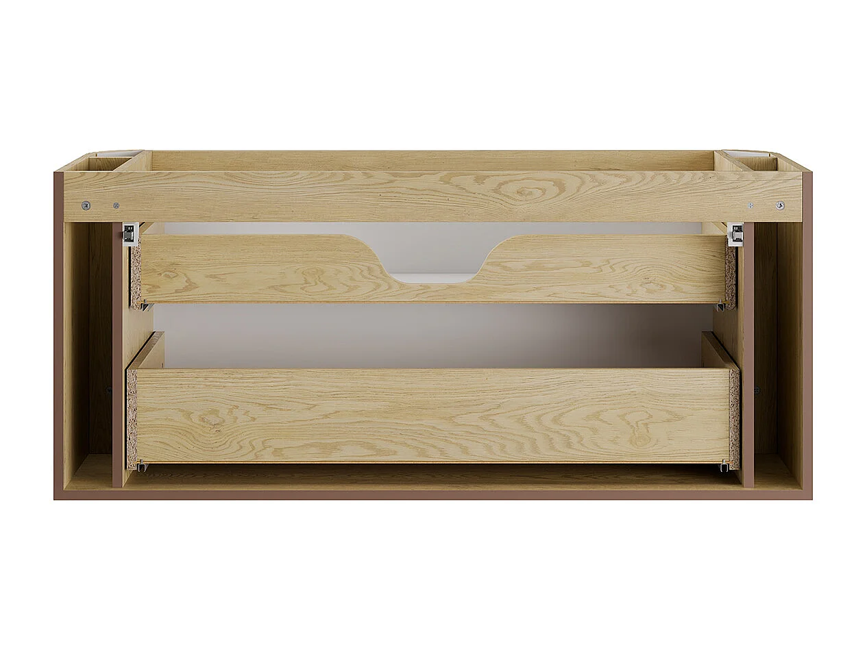 Mobile bagno con lavabo Mila rovere chiaro 120cm