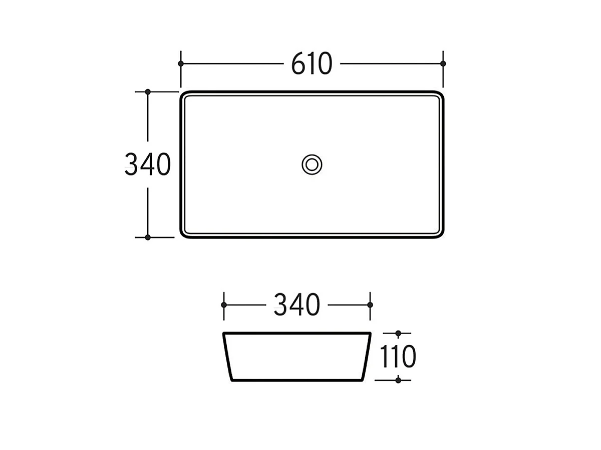 Meuble simple vasque 120cm 4 niches Oria Blanc mat