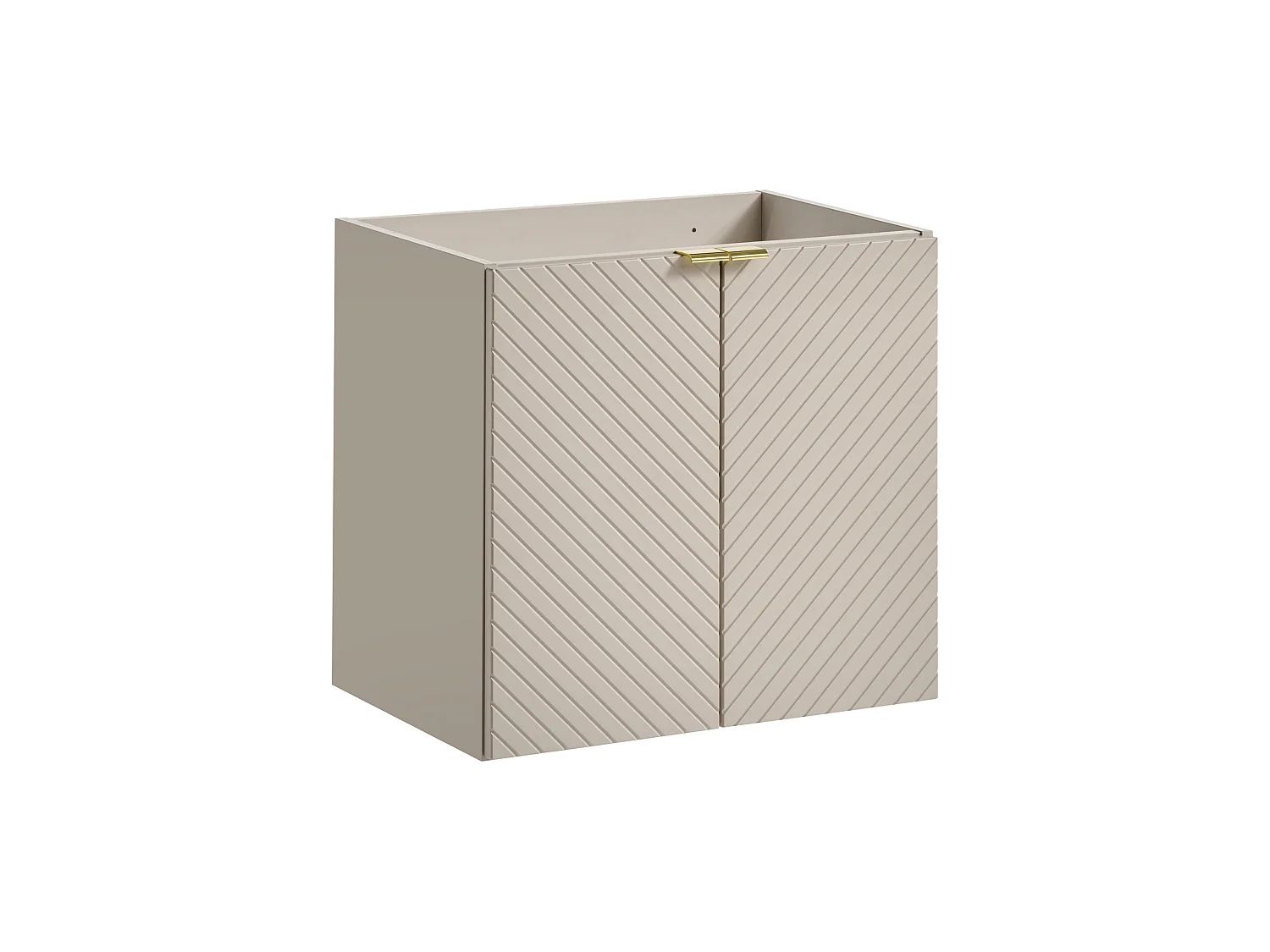 Einzelwaschtisch 60cm 2 Türen Manoa Kaschmir