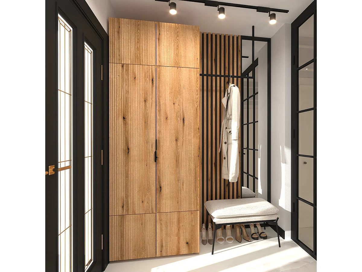 Armoire 4 portes Soly Bois