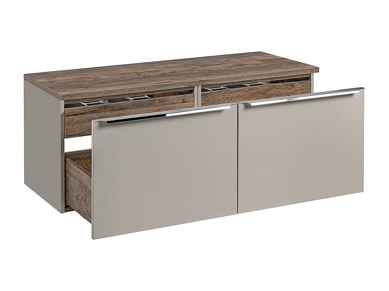 Meuble sous-vasque 120cm Éros Taupe