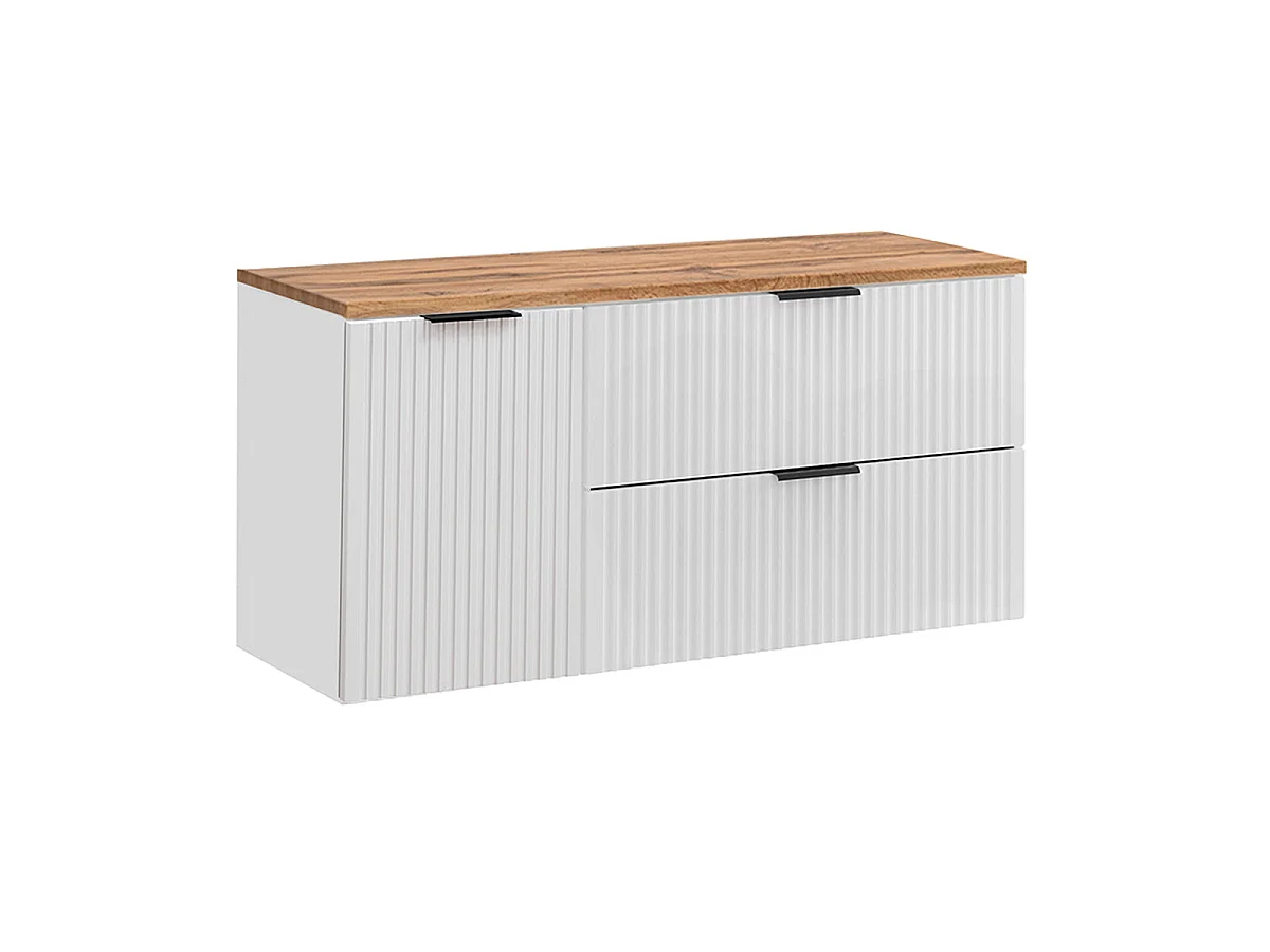Under basin unit 120cm laundry basket Adriel White