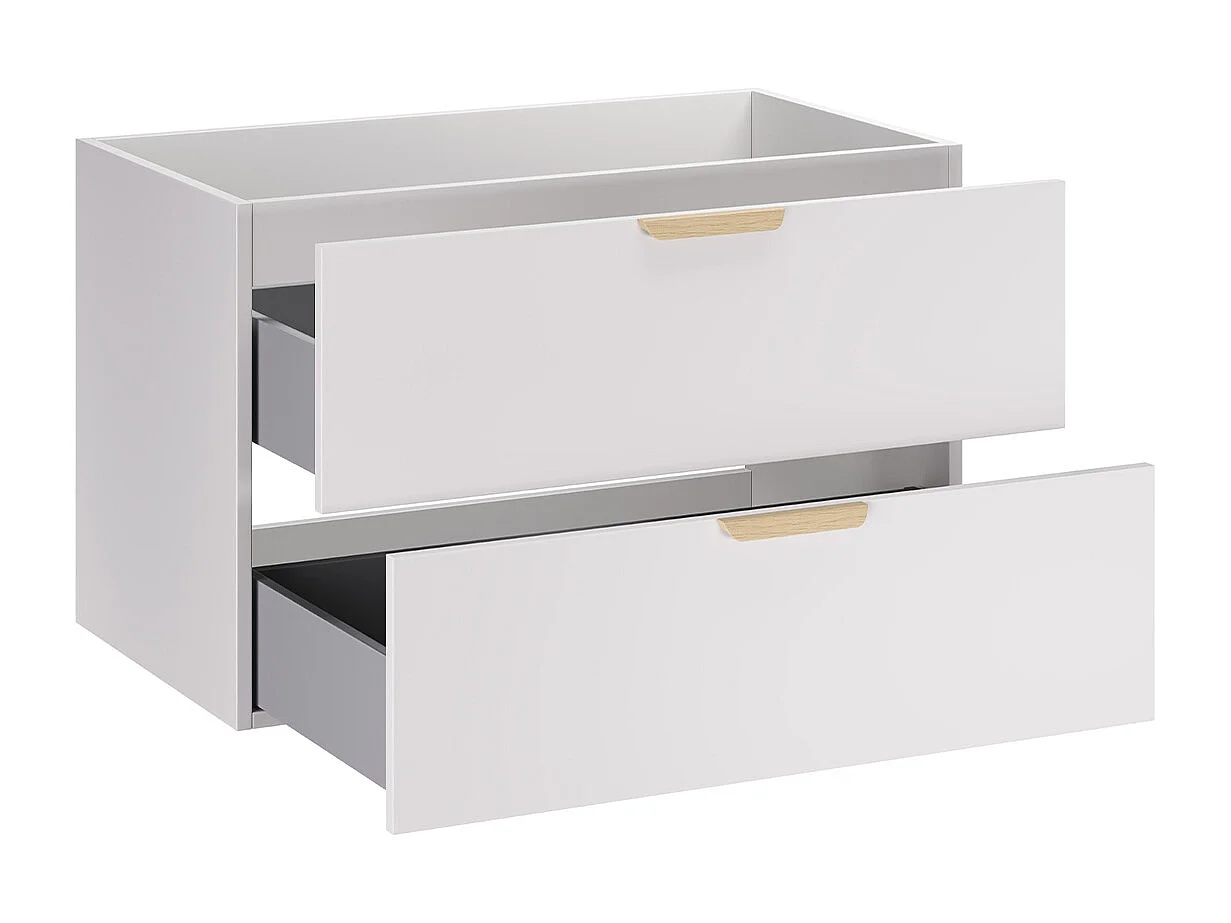Oria 80cm mat hvid underskab