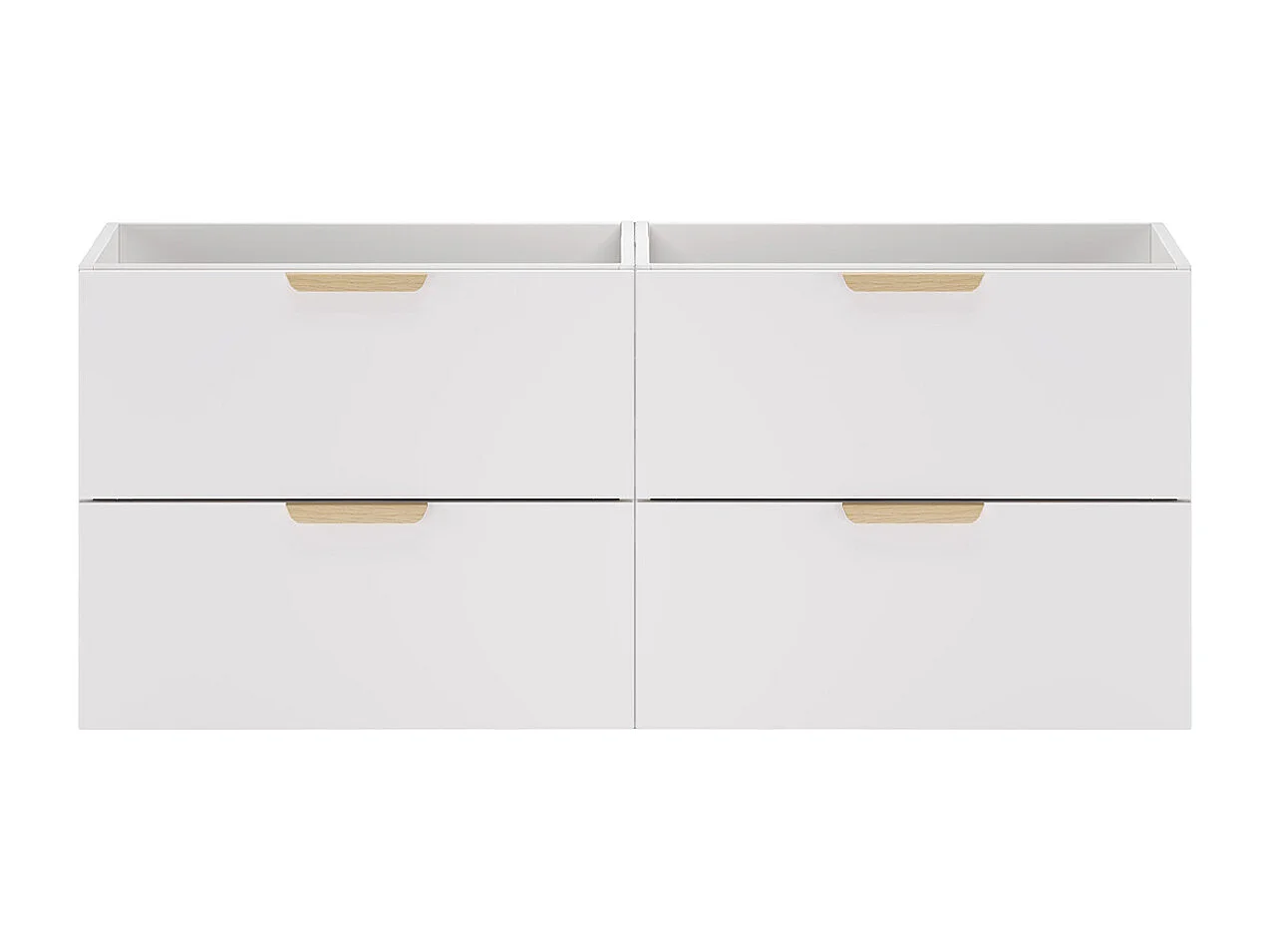 Oria 120cm mat hvid underskab