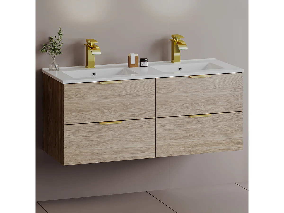 Meuble sous-vasque 120cm Astrid Bois