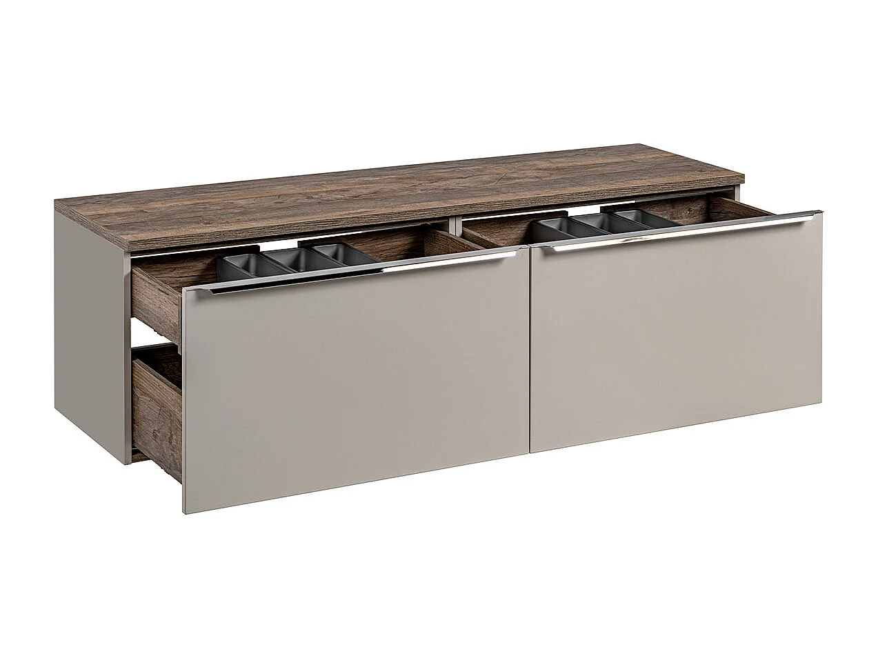 Meuble sous-vasque 160cm Éros Taupe