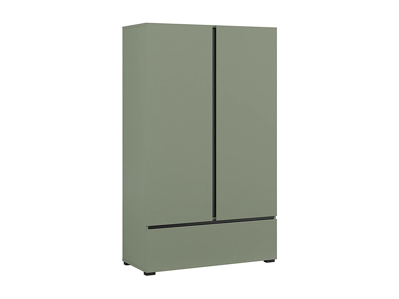 Kleiner Schrank 2 Türen 1 Schublade Lilia Grün