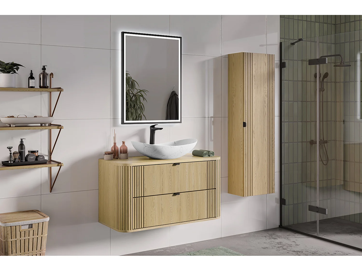 Ensemble de meubles Ovalia Cremona 100cm