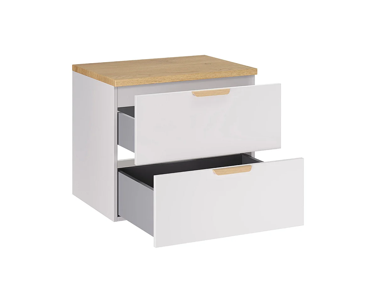 Oria 60cm vanity unit Matte white