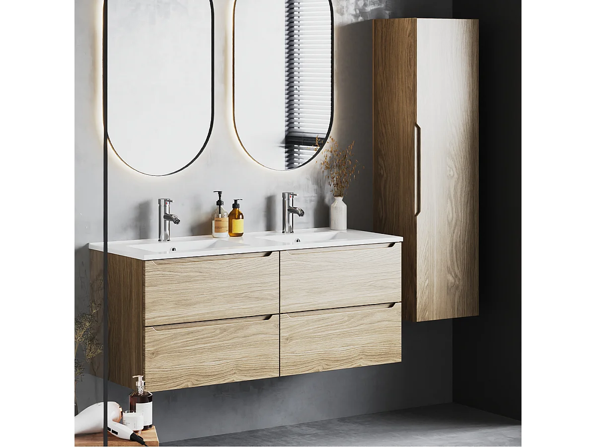 Meuble sous-vasque 120cm Viggo Bois
