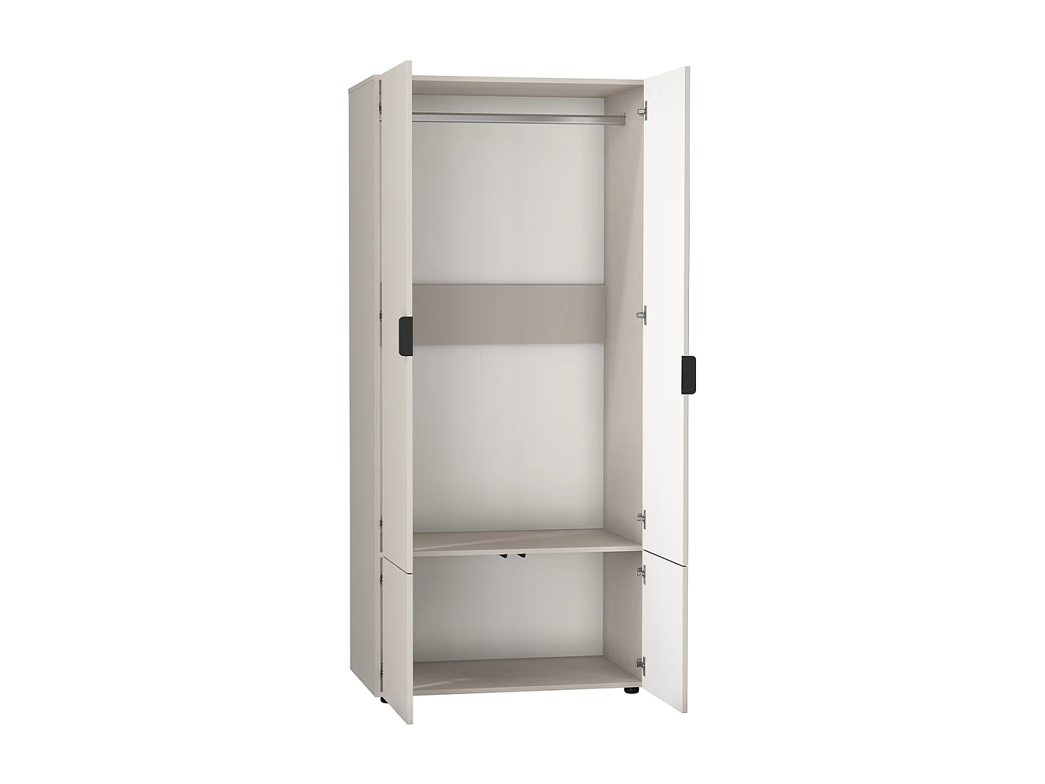 Garderobe 4 døre Soly Kasjmir