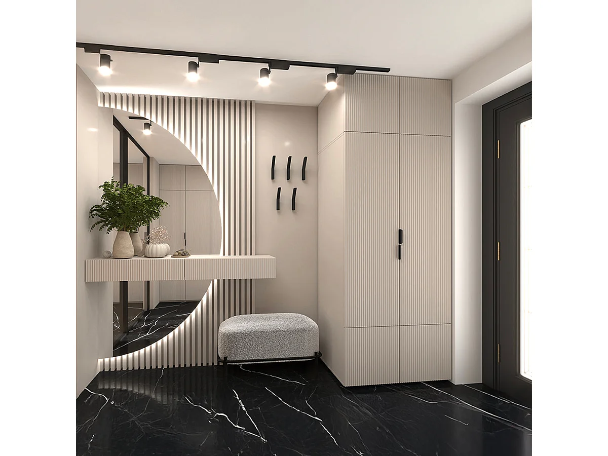 Armoire 4 portes Soly Cachemire