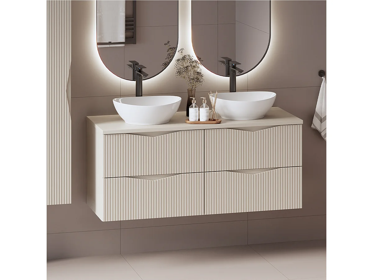 Meuble sous-vasque 120cm Tao Cachemire