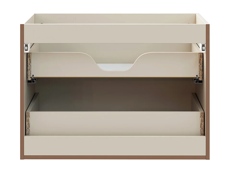 Vaskeskab 80cm Sanae vaskeskabsplade Sand beige
