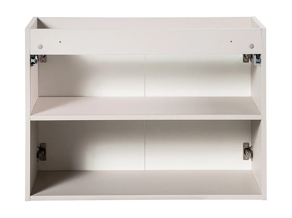 Onderkast 100cm 2 deuren 2 nissen Riva Kasjmier en Hout
