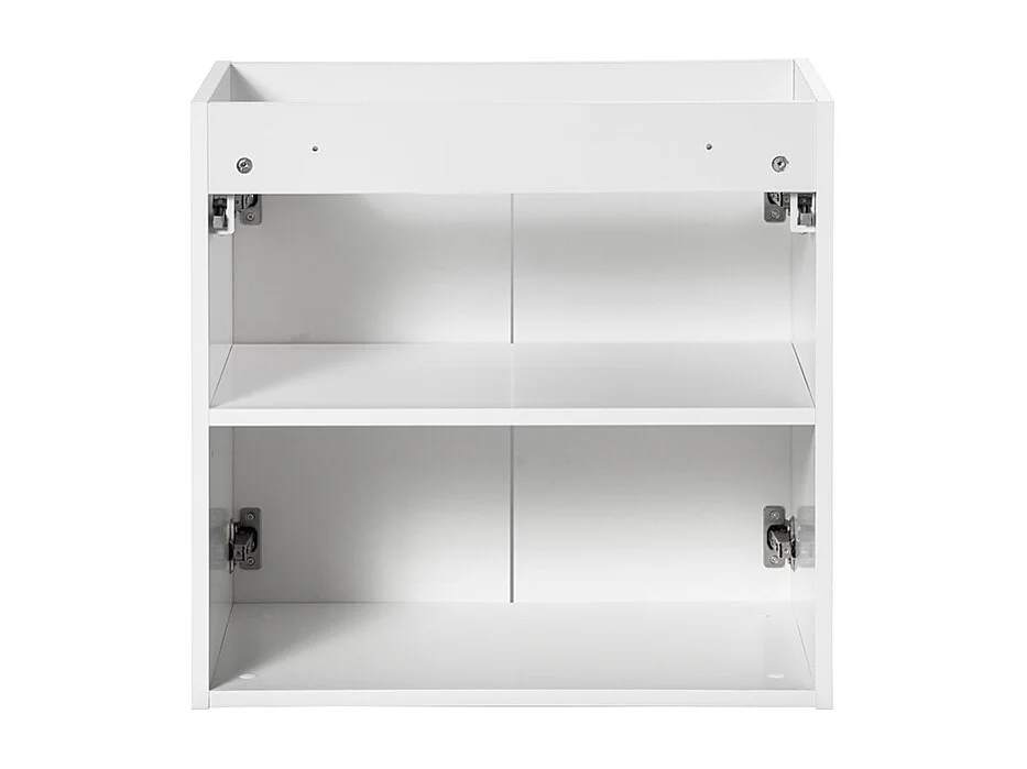 Riva Wit en Hout 4-deurs 2-niche wastafelmeubel 140cm