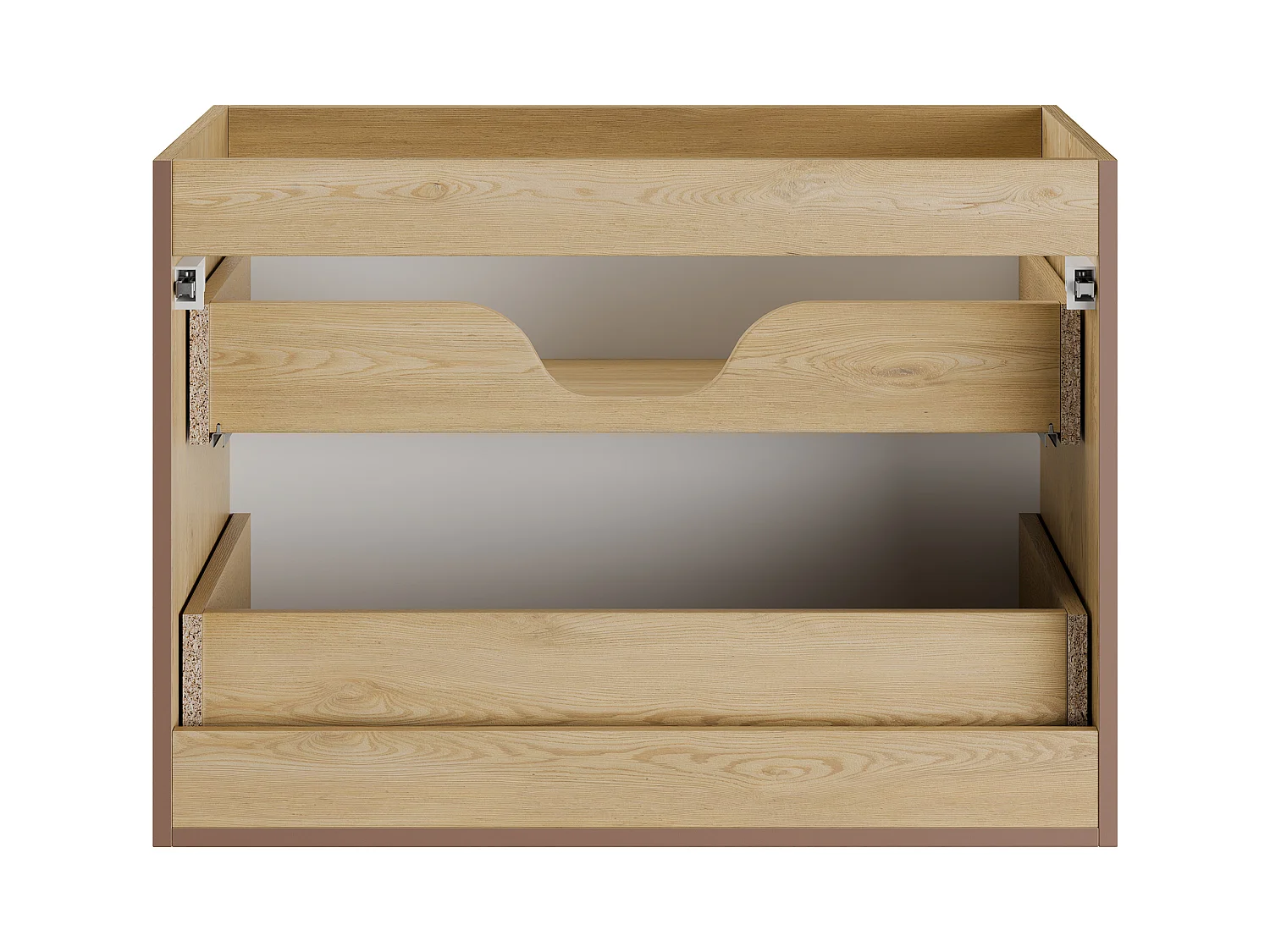 Meuble sous vasque Nordic Cremona 80 cm 2 tiroirs